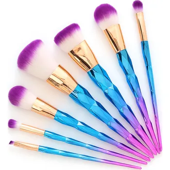 Kosmetický štětec Ráj nehtů Sada kosmetických štětců 7ks - Unicorn