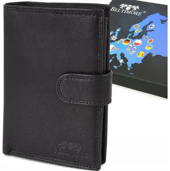 Peněženka Beltimore pánská peněženka z pravé kůže černá - muž