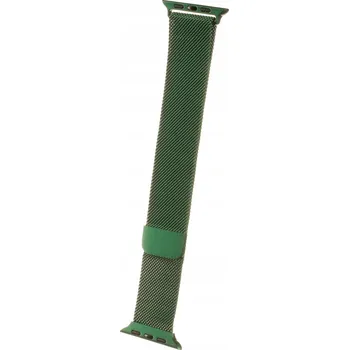 Příslušenství k chytrým hodinkám 1Mcz Milanese magnetický řemínek pro Apple Watch 42mm/44mm/45mm, zelený