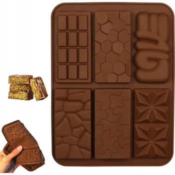 Forma na pečení Silikonová forma na Tabulka čokolády, různé vzory