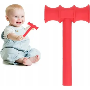 Pouzdro na mobilní telefon LOGOPEDICKÉ TERAPEUTICKÉ KOUSÁTKO PRO DĚTI ANTISTRESOVÉ TRUBIČKA ČERVENÁ