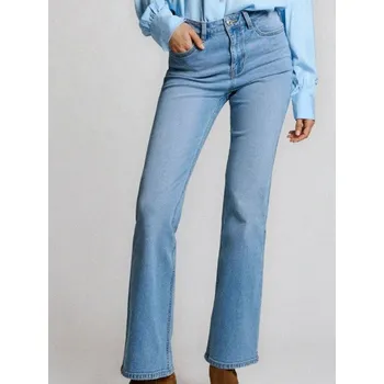 Sinsay - Džíny do zvonu se středním pasem - modrá - 949GY-55J - 949GY-55J-44