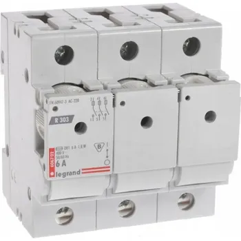 vypínač LEGRAND Pojistkový odpínač 3P D01 R303 6A R300 Legrand