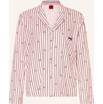 Dámské tričko Hugo Dámská Spací Košile Sartorial, růžová / tmavě červená, 42