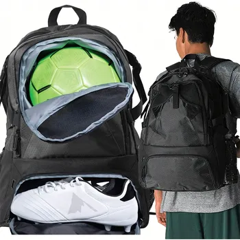 Sportovní taška Batoh Tréninková taška s prostorem na míče Boty pro fotbal a basketbal
