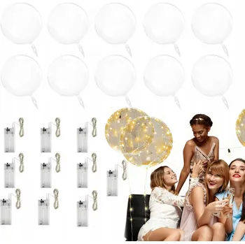 Balónek Svítící LED balónky 10 ks