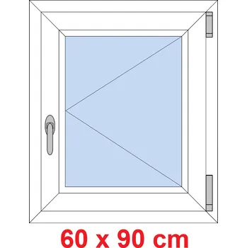 Okno Soft Plastové okno 60x90 cm, otevíravé
