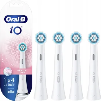 Elektrický zubní kartáček 4x Hlavice k zubnímu kartáčku k magnetickému zubnímu kartáčku Oral-b iO Gentle Care White Bílá (Bílé)