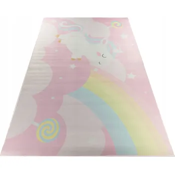 Koberec Koberec jednorožec do dětského pokoje 80 x 150 cm