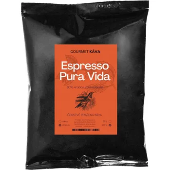Káva Espresso směs Pura Vida, zrnková káva