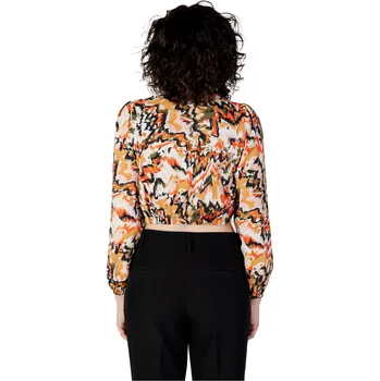 Vzorovaná halenka Only Only černá | oranžová | krémová 3494435