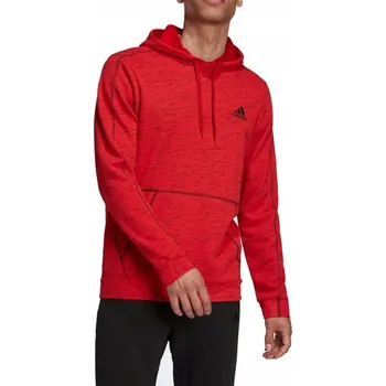 Pánská mikina Pánská mikina klokanka ADIDAS s kapucí H12186 červená M