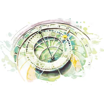 Manufaktura Obrázek PRAHA Orloj 21x21 cm