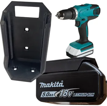 Držák na baterie MAKITA akumulátory košík box organizér nástěnný