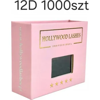 Umělé řasy HOTOVÉ TRSY ŘAS 12D 0,03C 14MM 1000ks Hollywood Lashes