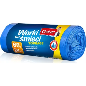 Pytle na odpadky Univerzální pytle na odpad Oskar Pytle na odpad 60l 20 ks