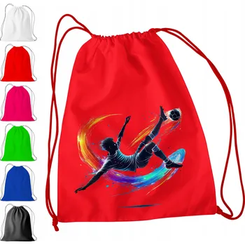 Obraz ČERVENÝ SÁČEK DO ŠKOLKY, ŠKOLY, NA TV - FOTBAL