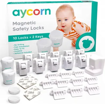 Příslušenství pro čtečku elektronické knihy Aycorn Magnetické zámky pro děti, 10 západkových zámků + 2 klíče, neviditelné