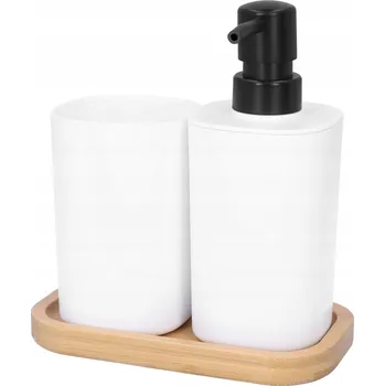 Ruční dávkovač mýdla stojící Cadro 350 ml bílý