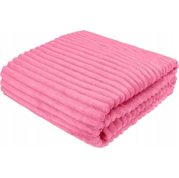 deka Fleecová deka Silný Fleece VLNA 170x210 pudrová růžová