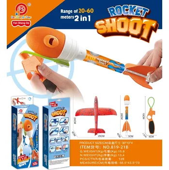 autíčko Ramiz Červená sada letadla 2 v 1 s odpalovacím zařízením