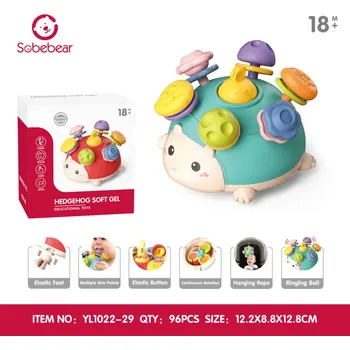 Hračka pro nejmenší Ramiz Multifunkční dětská hračka ježek