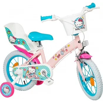 Dětské kolo Kolo Toimsa Hello Kitty 16", bílé, růžové