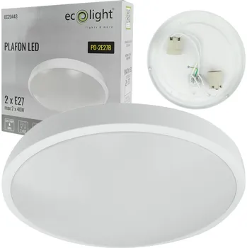 Kulatý Stropní Svítidlo Ecolight 31 x 9 cm bílá