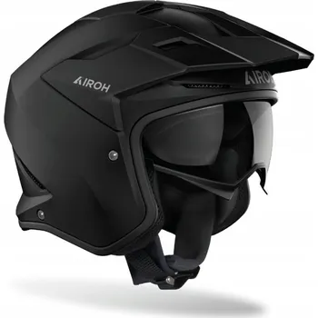 Helma na motorku PŘILBA AIROH KOMBAKT BARVA ČERNÁ MATNÁ XS