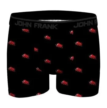 Boxerky Pánské boxerky John Frank JFBDMOD332 černá XXL