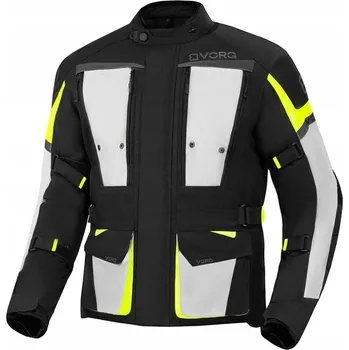Moto bunda Pánská cestovní motocyklová bunda VORG CUMULUS FLUO + DÁRKY ZDARMA