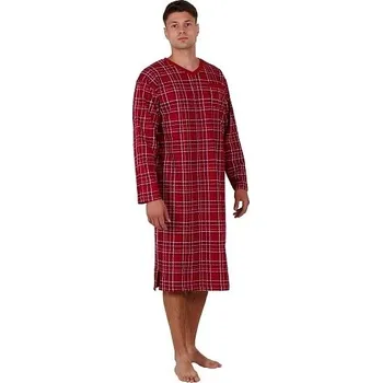 Dámská noční košile Noční košile pánská Calvi 652 bordó Barva: bordó, Velikost: XL