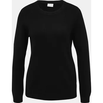 Dámské oblečení Černý basic svetr VILA Viril Vila Clothes černá 1315153