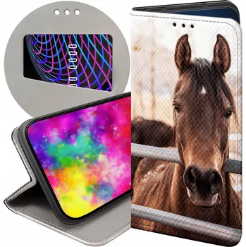 Pouzdro na mobilní telefon Pouzdro s klopou Hello Case pro Samsung Galaxy S25 Ultra, hnědé