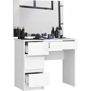 Toaletní stolek Toaletní Stolek Akord bílý matný 90 x 77 x 50 cm