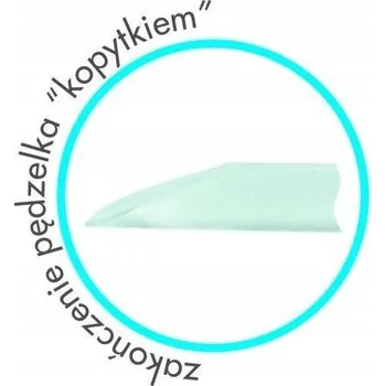 Kosmetický štětec Activ štětec clear 4MM GEL přírodní štětiny