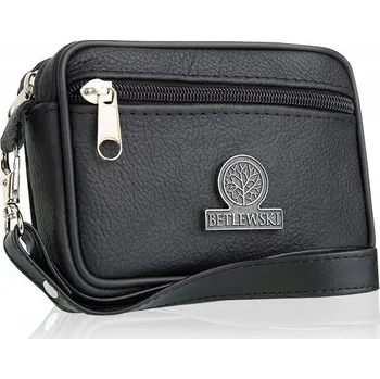 Kabelka Betlewski pánská taštička do ruky BSG-15 černá