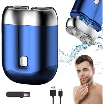 CESTOVNÍ HOLICÍ STROJEK PRO MUŽE, TICHÝ A VÝKONNÝ 7500 OT./MIN, USB-C