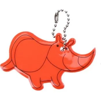 Klíčenka nosorožec - reflexní (2) (Přívěšek na klíče auto)