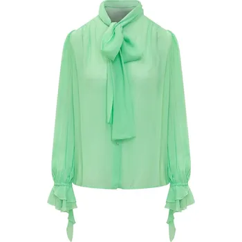 Dámská halenka Zelená halenka Pinko Camicia Pinko světle zelená 3491693