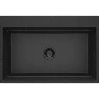 Granitový dřez Jednodřez Deante granitový černý