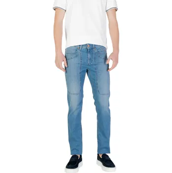 Pánské džíny Jeckerson pánské džíny Jeckerson černá | bílá | světle modrá 3456989