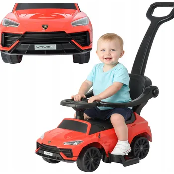 Odrážedlo ODRÁŽEDLO CHODÍTKO LAMBORGHINI URSUS 3V1 HUDBA AUTÍČKO AUTO RED COIL