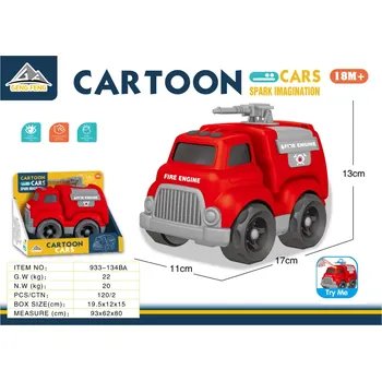 autíčko Ramiz Hasičské vozidlo se světelnou a zvukovou funkcí