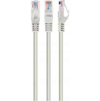 Síťový kabel Patchcord Gembird U/UTP 6 RJ45 / RJ45 10 m šedý