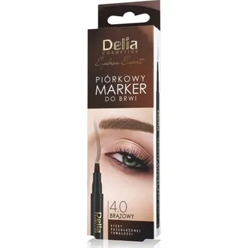 Tužka na obočí DELIA EYEBROW EXPERT - FIX NA OBOČÍ VE FORME PERA - 4.0 hnědá