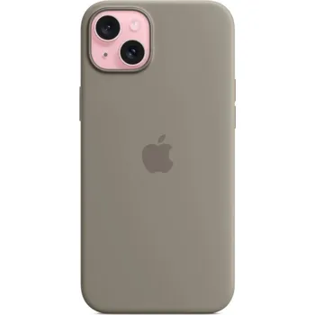 Pouzdro na mobilní telefon Silikonový kryt Apple Zadní Kryt pro Apple 15 Plus, MagSafe, hnědý