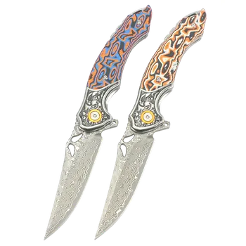 kapesní nůž Tunafire DM024 Barva: Oranžová