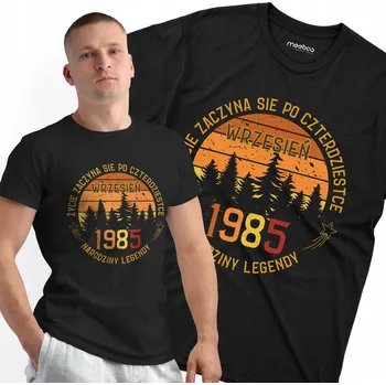 Pánské tričko Tričko pánské k narozeninám Život začíná po 40 dárek pro něj DEN