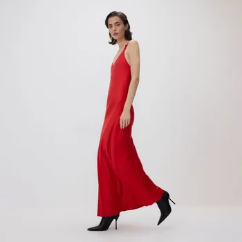 Dámské šaty Reserved - Maxi šaty na ramínka - červená - 698HF-33X - 698HF-33X-M